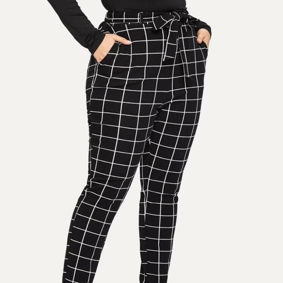 🗣Plus..Grid pattern pants BOGO skirt - Picture 2 of 5